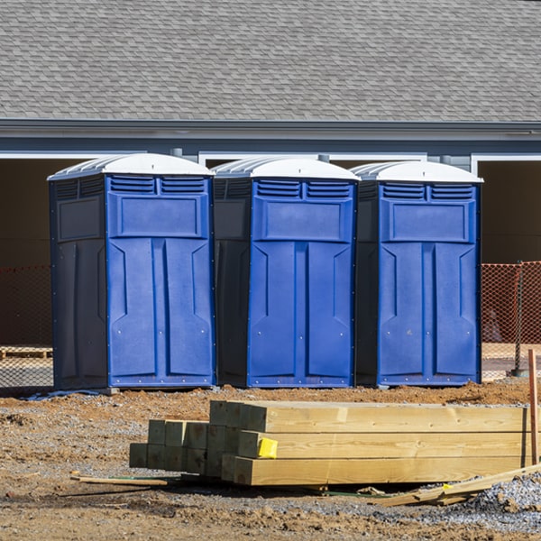 are there any restrictions on what items can be disposed of in the portable toilets in Cooper Texas